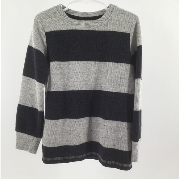 jumping beans Other - Jumping bean boys blue and gray striped shirt